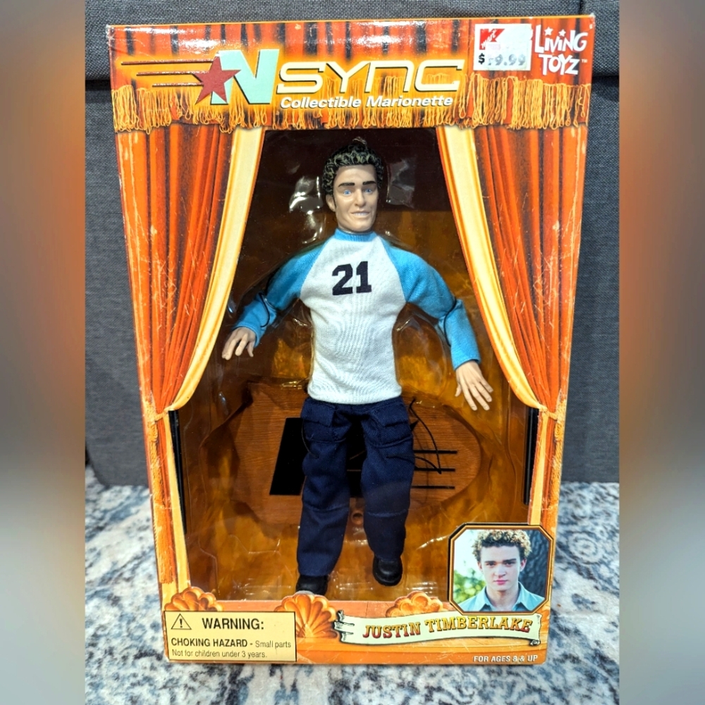 NSYNC Collectible Marionette Justin Timberlake